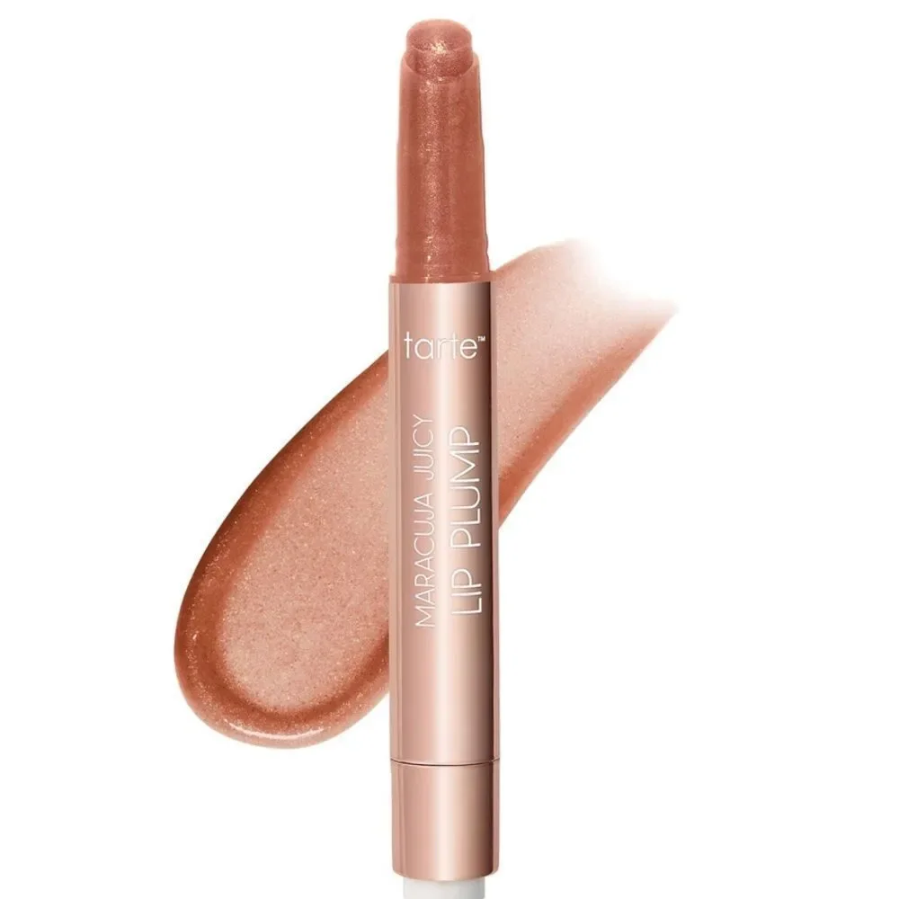 🌻 Tarte Rosy Copper Shimmer Glass Juicy Lip Plump New FullSz